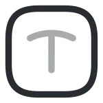 Text Block SVG Icon